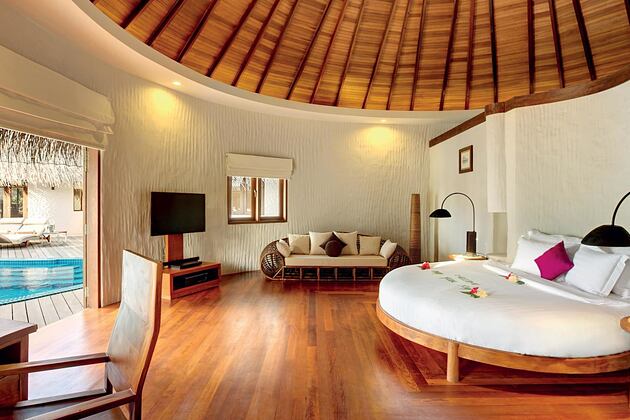 Palace bedroom at Hideaway Beach Resort Maldives