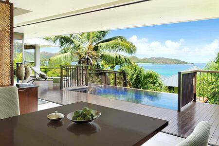 Raffles Ocean View Villa at Raffles Praslin Seychelles