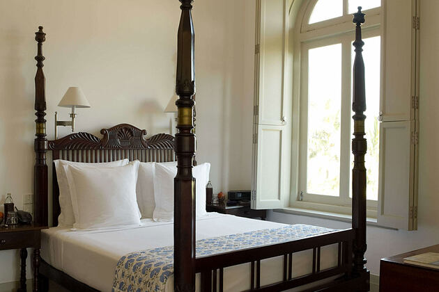 Suite bedroom at Amangalla Sri Lanka