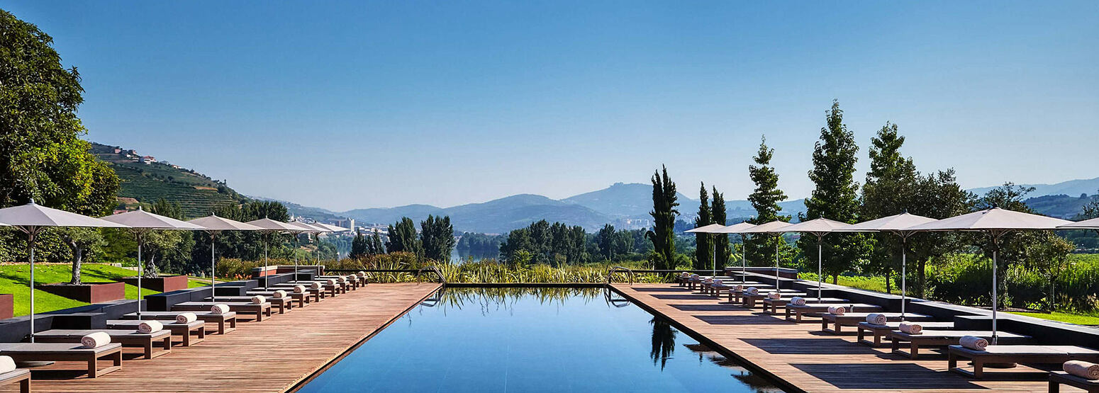 Swimming pool at Six Senses Douro Valley Portugal