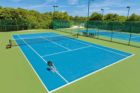 Tennis Courts at Hideaway Beach Resort Maldives