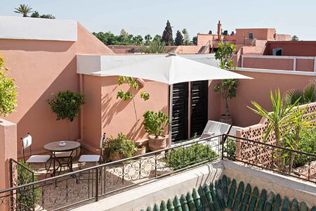 Terrace at Villa des Oranges Morocco