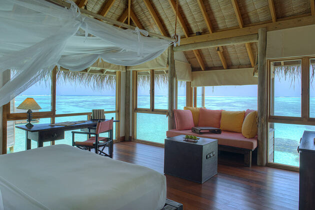 Villa Suite Bedroom at Gili Lankanfushi Maldives