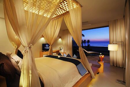Villa bedroom at Abama Golf and Spa Resort Tenerife