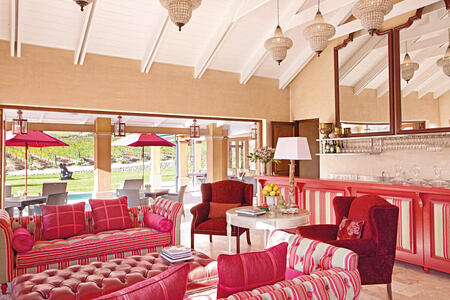 Vineyard Suites Terrace Room Bar at la Residence South Africa