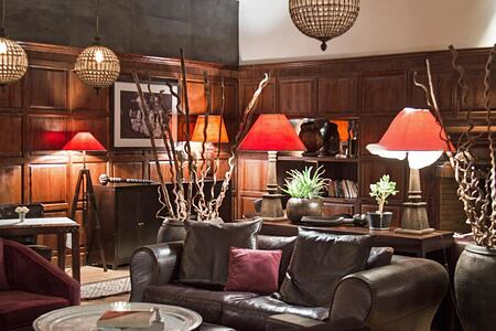 Winter lounge at Villa des Oranges Morocco