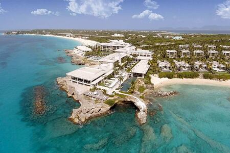Aerial view of Four Seasons Anguilla