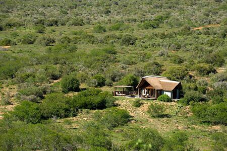 Aerial view of lodge at Great Fish River Lodge South Africa