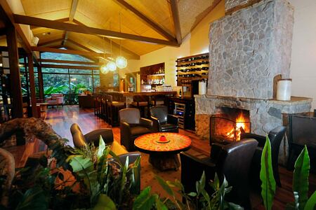 Bar at El Silencio Lodge Costa Rica