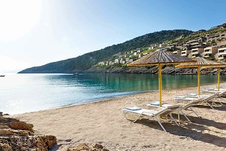 Beach at Daios Cove Crete Greece