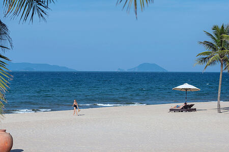 Beach at The Nam Hai Vietnam