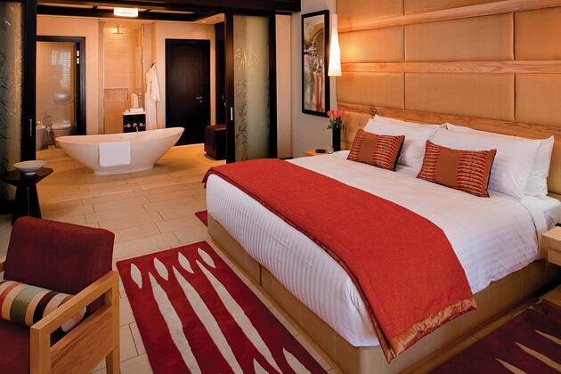 Bedroom showing bathroom at Zimbali Coastal Resort South Africa