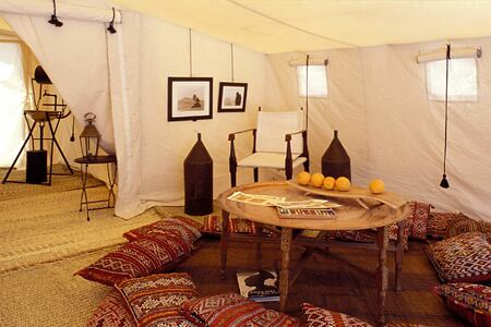 Bivouacs living area at Dar Ahlam Morocco