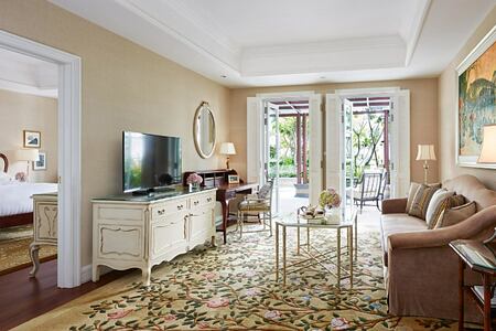 Deluxe Suite Living Room at Park Hyatt Vietnam