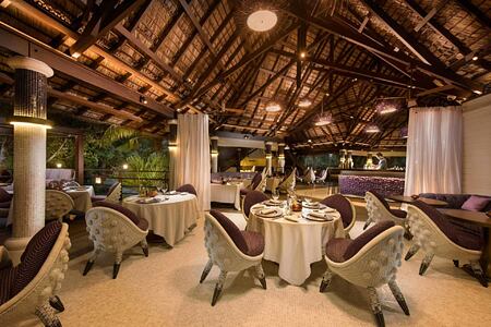 Diva Restaurant at Constance Lemuria Resort Seychelles