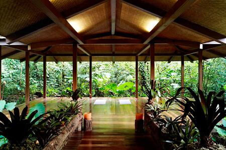 Entrance at El Silencio Lodge Costa Rica