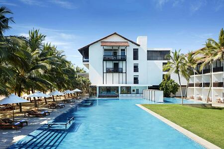 Exterior and pool at Jetwing Blue Negombo Sri Lanka