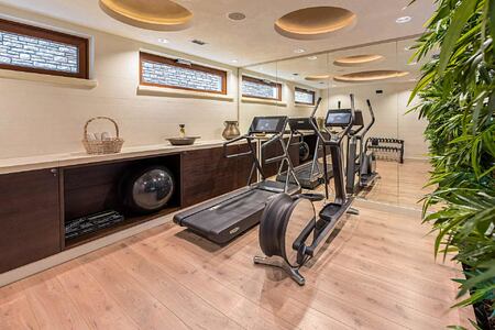 Fitness room at Forza Mare Montenegro