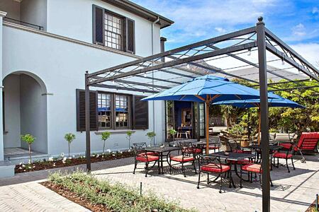 Front pergola at La Fontaine Franschhoek South Africa