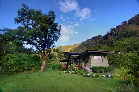 Hills behind El Silencio Lodge Costa Rica