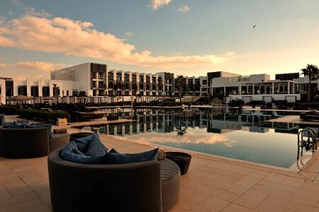 Hotel and pool at Sofitel Thalassa Agadir Morocco