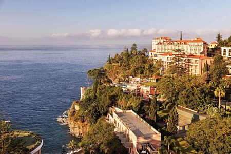 Hotel overlooking the sea at Belmond Reids Palace Madeira Portugal