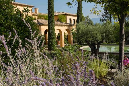 Lavender and gardens at Terre Blanche Golf and Spa Resort France