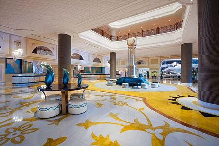 Lobby at Waldorf Astoria UAE