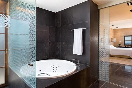Loewe Suite Bathroom at Castillo Son Vida Majorca