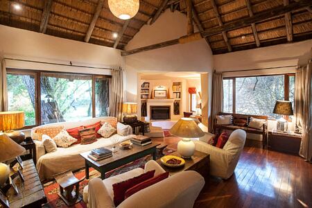 Lounge at Tangala House Zambia
