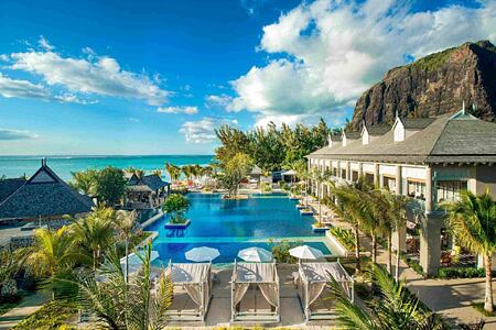 Manor House from the Beach at St Regis Mauritius