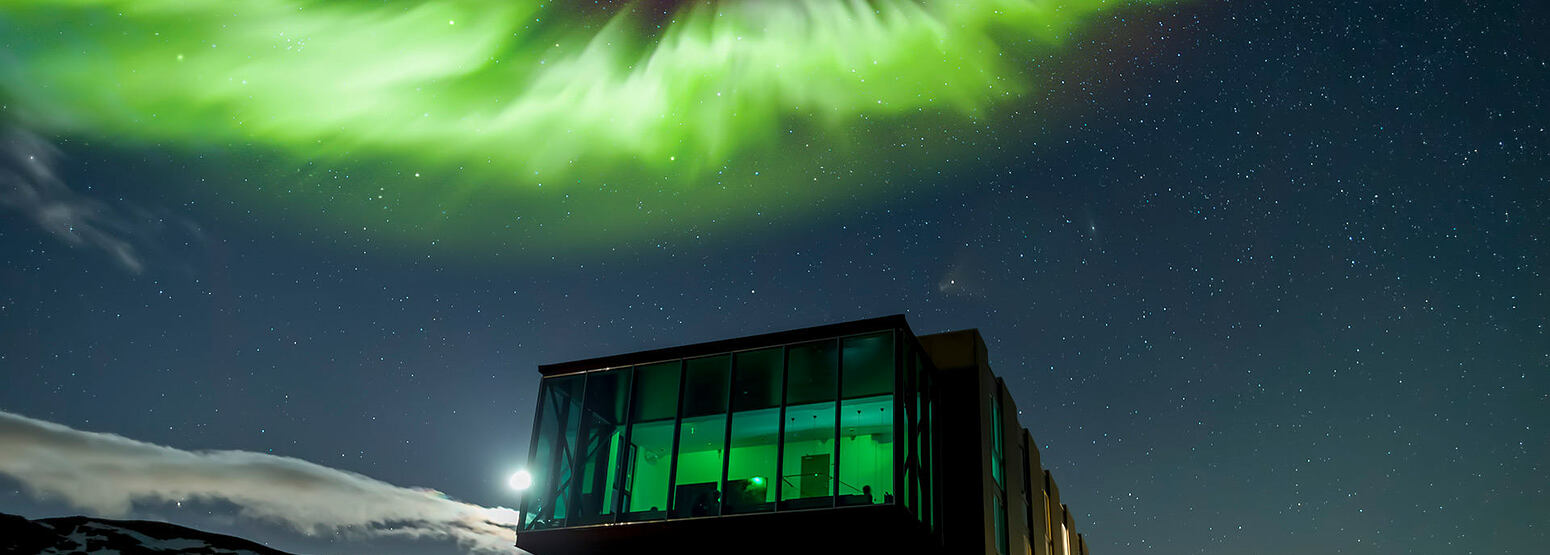 Northern Lights at Ion Hotel Iceland