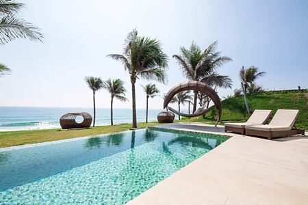 Ocean front pool villa at Fusion Resort Cam Ranh Vietnam