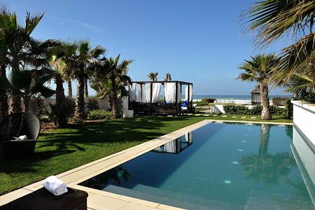 Pool and sea view at Sofitel Thalassa Agadir Morocco