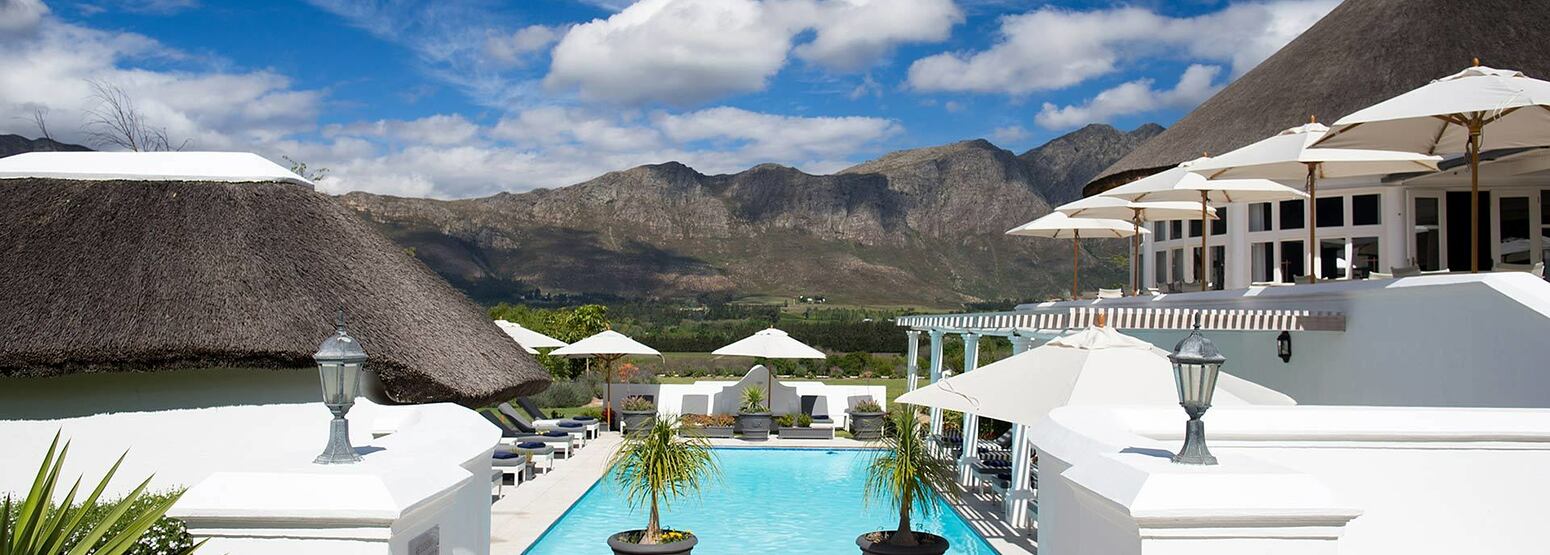 Pool at Mont Rochelle Franschhoek South Africa