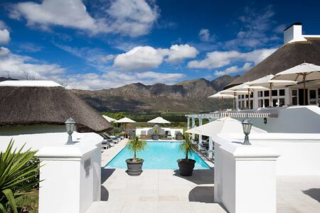 Pool at Mont Rochelle Franschhoek South Africa