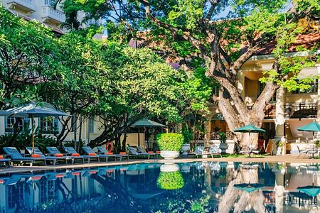Pool at Raffles Hotel Le Royal Cambodia