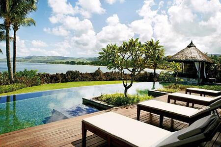 Presidential Villa Pool Terrace at Shanti Maurice Mauritius
