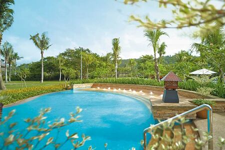 Private pool at Shangri la Rasa Ria Borneo Malaysia