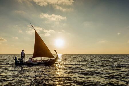 Romantic Sunset Sailing at Como Maalifushi Maldives