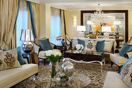 Royal Suite Main Lounge at The Royal Mirage Dubai