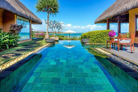 Royal Villa Swimming Pool at Oberoi Mauritius