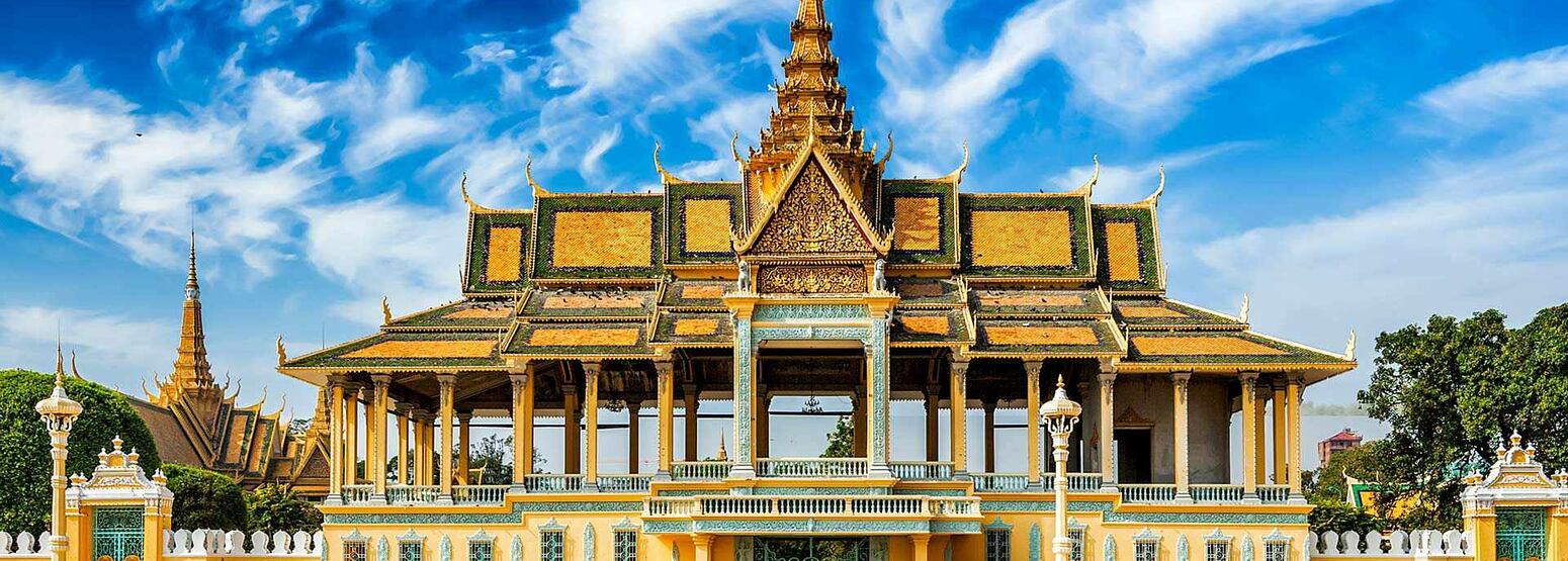 Royal Palace near Raffles Hotel Le Royal Cambodia