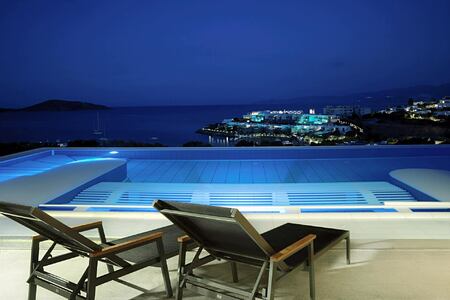 Spa and pool at Porto Elounda Golf and Spa Crete