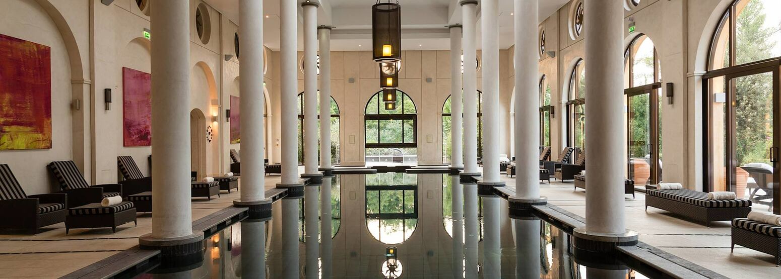 Spa pool at Terre Blanche Golf and Spa Resort France