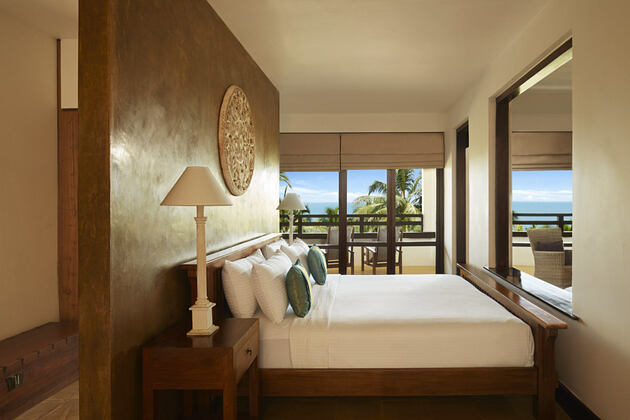 Suite Bedroom at Jetwing Beach Negombo Sri Lanka