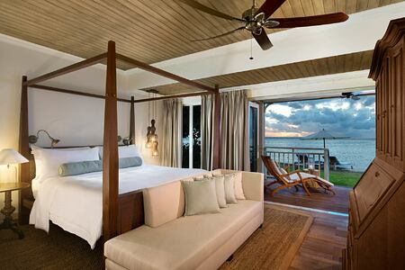 Suite Bedroom at St Regis Mauritius