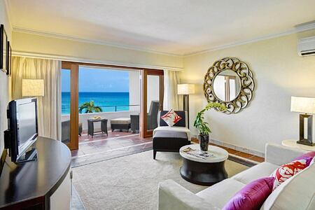 Suite with balcony and seaview at The House Barbados