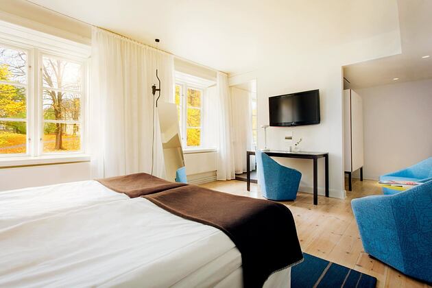 Superior Double Room with Park View at Hotel Skeppsholmen Sweden