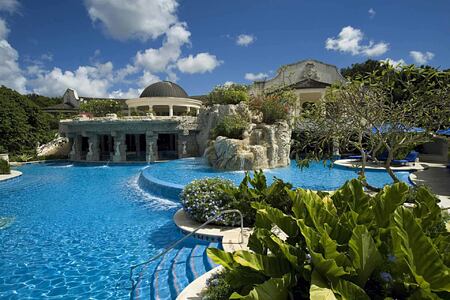 The Spa and Pool at Sandy Lane Barbados